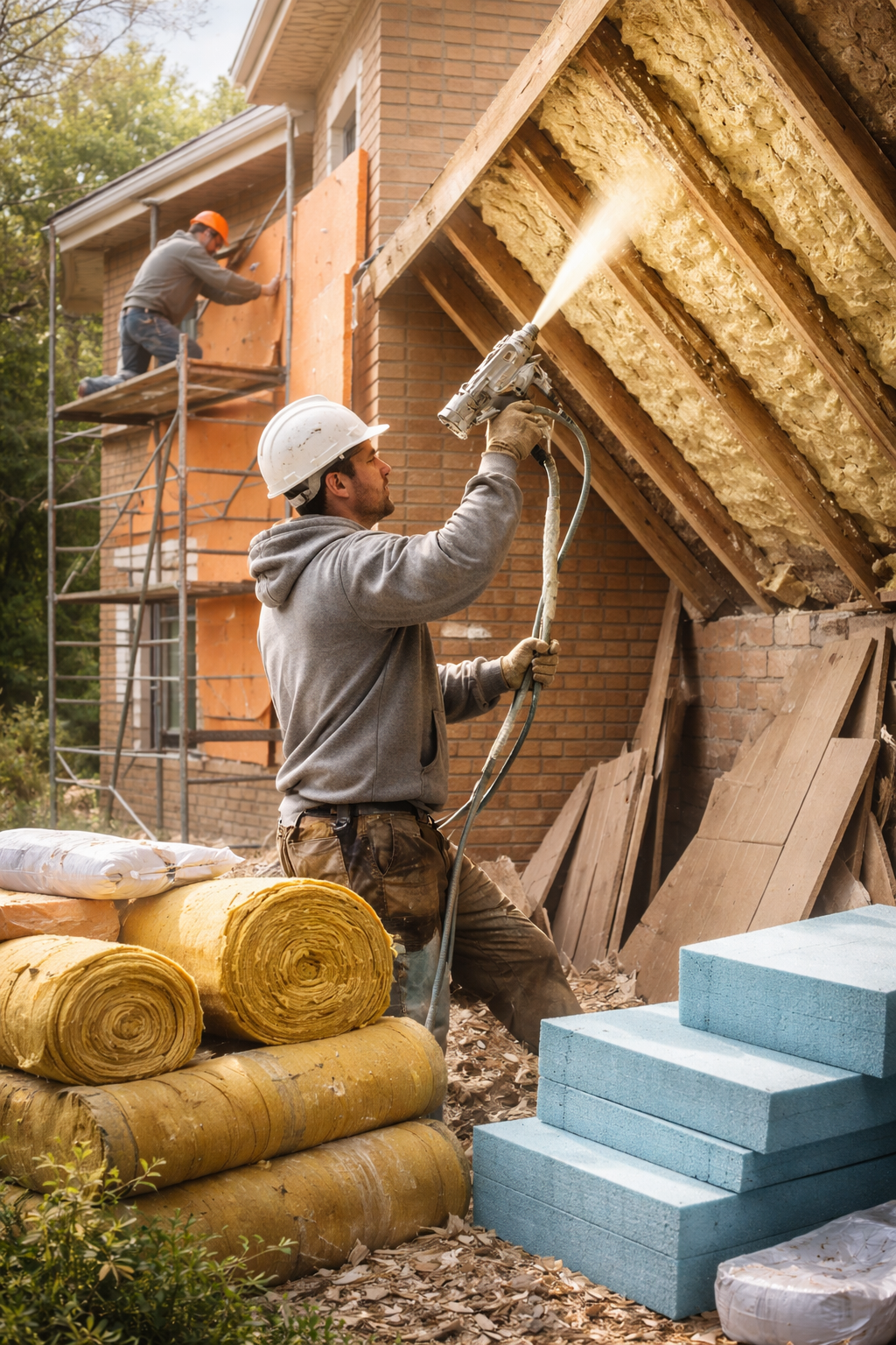 Утепление домов в Москве под ключ от 4379 руб/м2 | Профессионально — ТеплоМастерМск